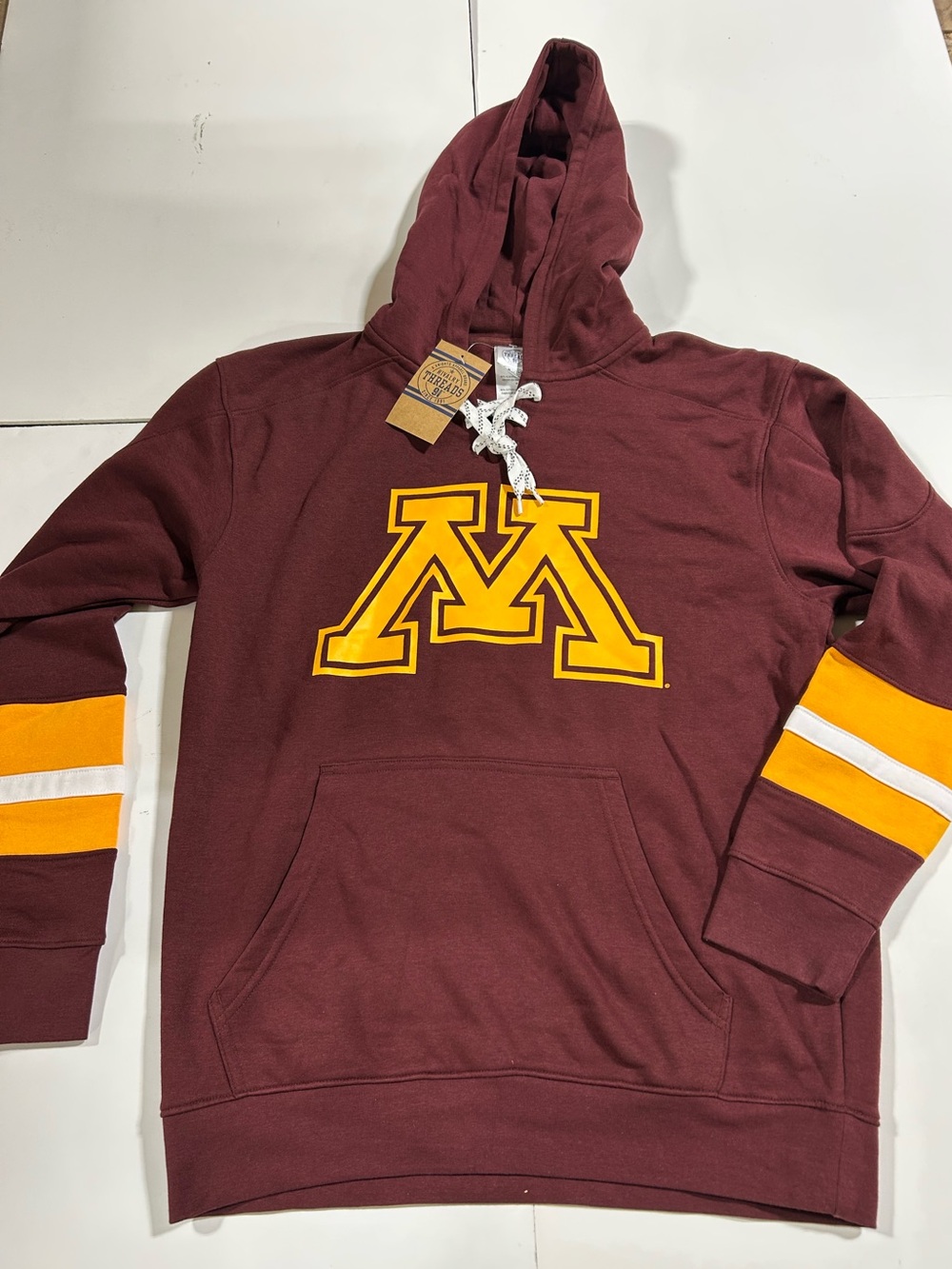 New! Minnesota Golden Gophers Hooded Sweatshirt